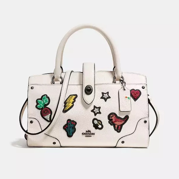 Coach Mercer 24 in Grain Leather with Souvenir Embroidery - Picture 1 of 10